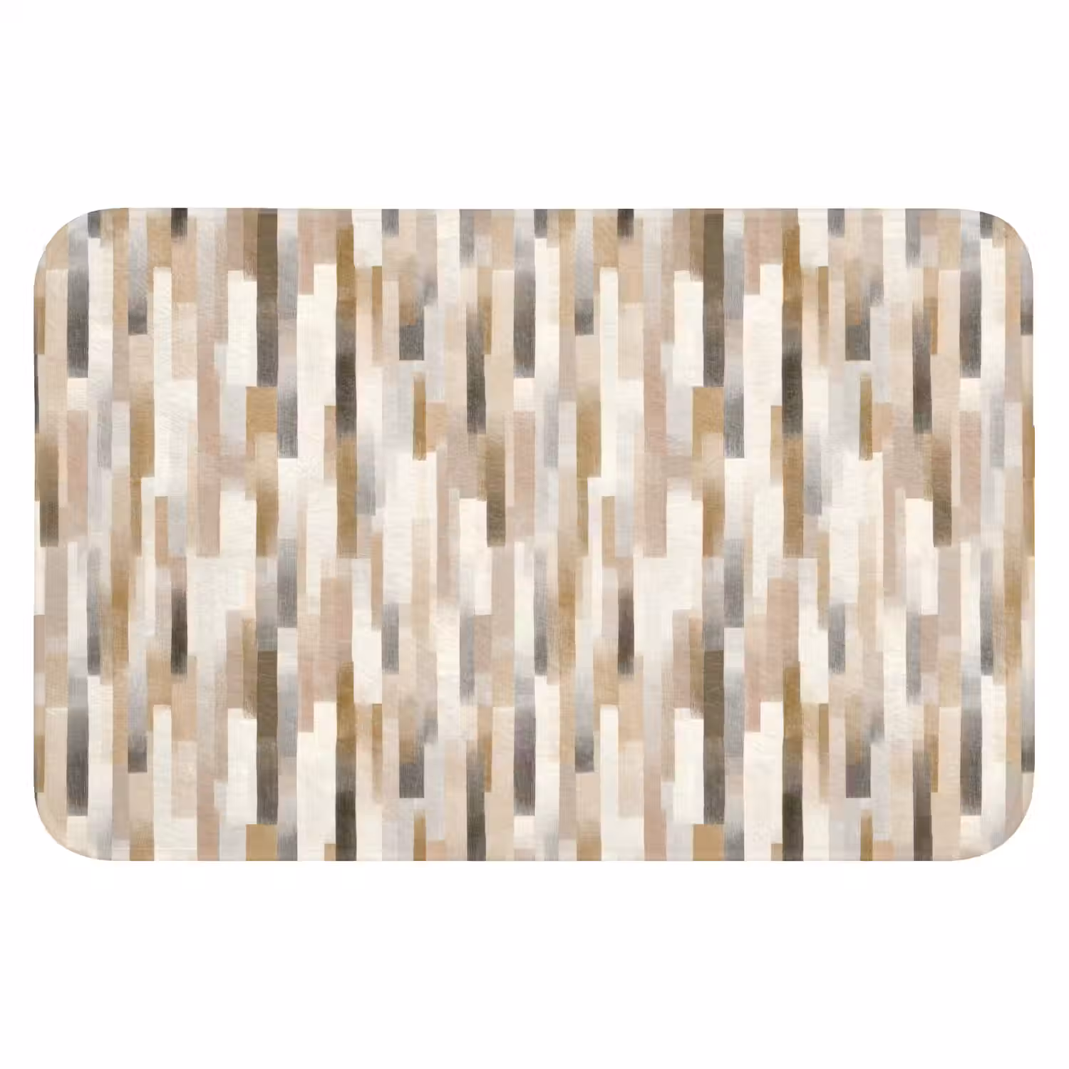 Abstract - Patroon - Kwaststreken WCmat klein 1009 -3d