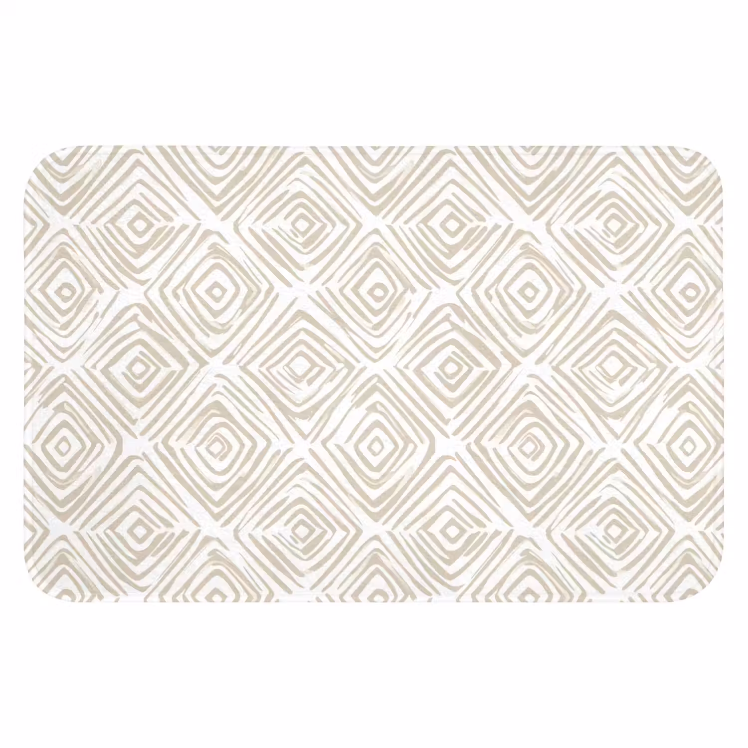 Abstract - Ruit - Beige WCmat klein 1009 -3d