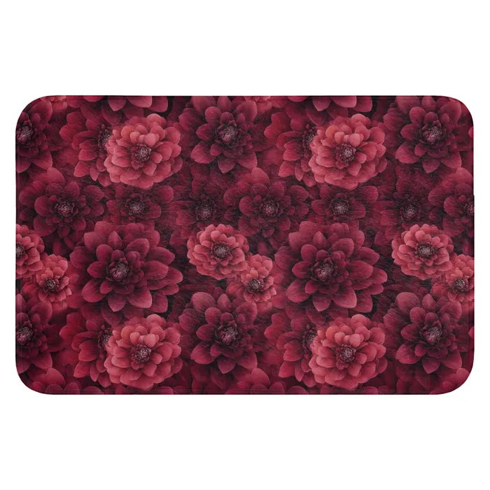 Dahlias - Bloemen - Rood WCmat klein 1009 -3d