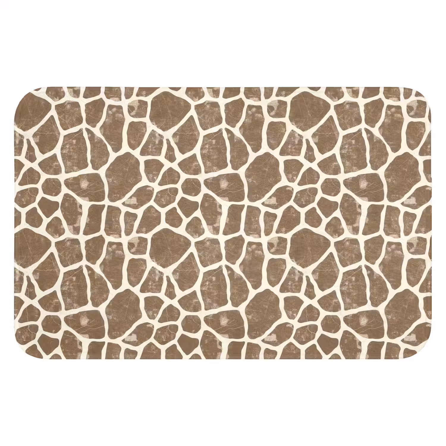 Giraf - Klassiek - Bruin WCmat klein 1009 -3d