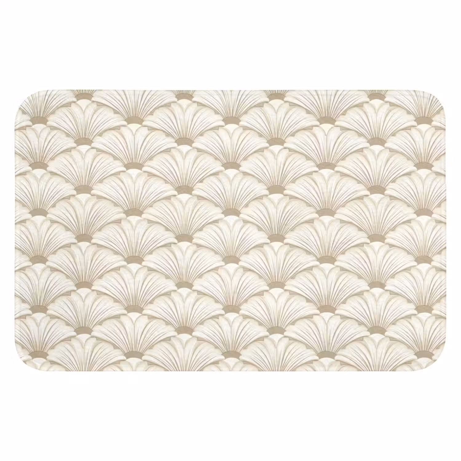 Klassiek - Art - Beige WCmat klein 1009 -3d
