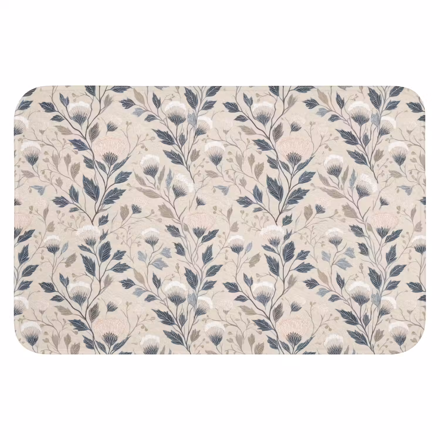 Klassiek - Botanisch - Kleurrijk WCmat klein 1009 -3d