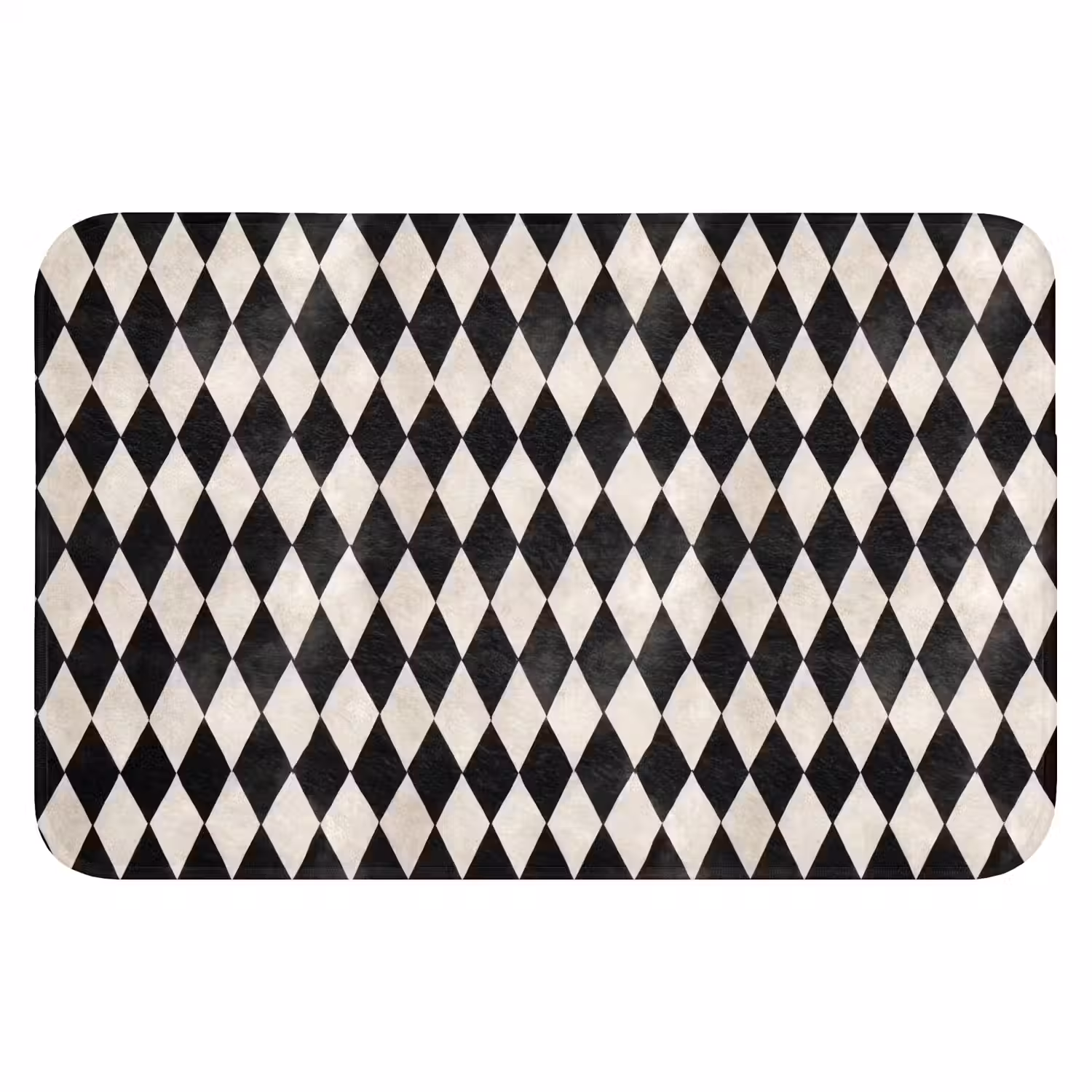 Klassiek - Patroon - Zwart WCmat klein 1009 -3d