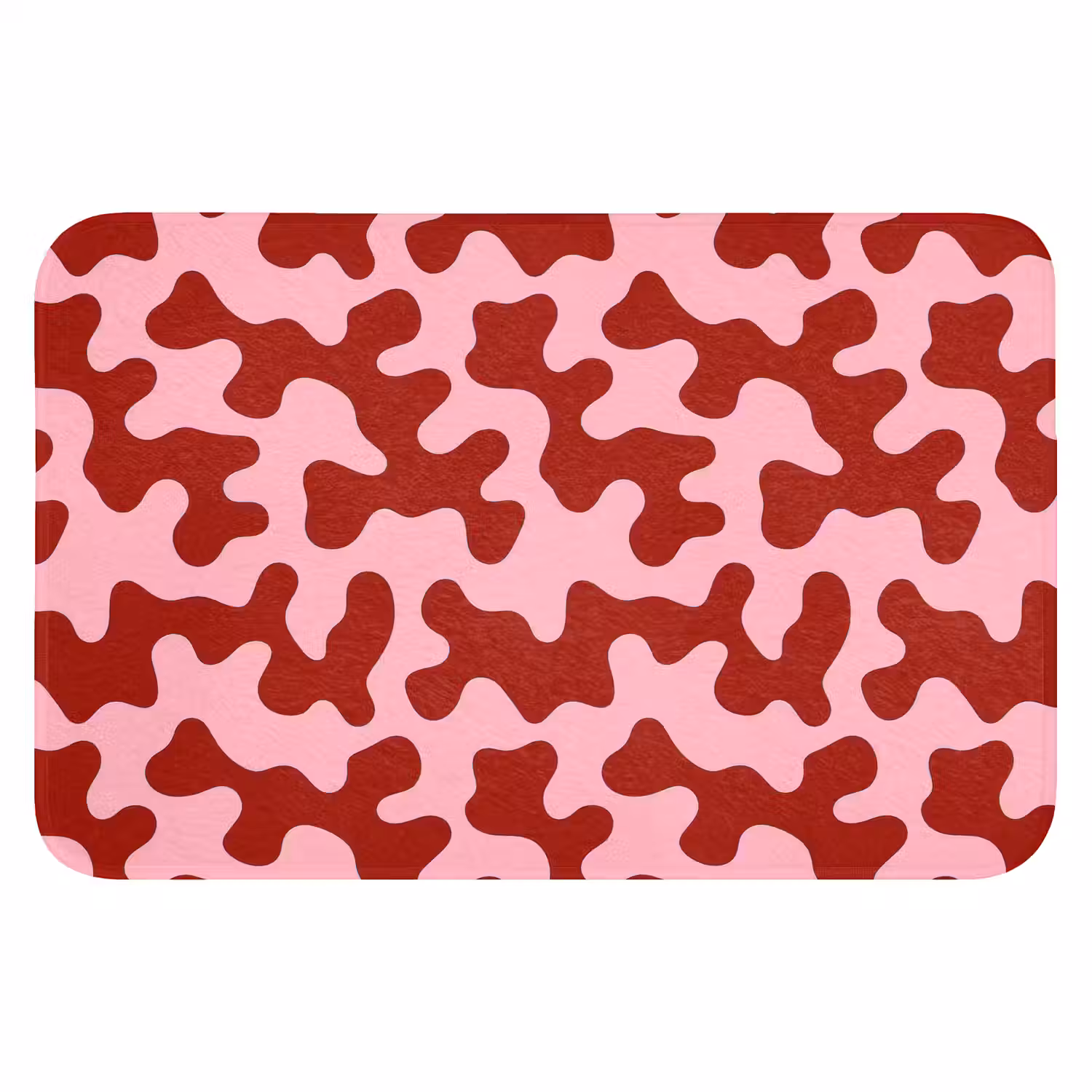 Modern - Abstract - Rood WCmat klein 1009 -3d
