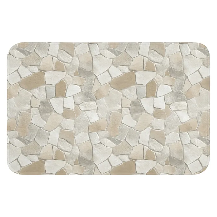 Mozaïek - Stenen - Beige WCmat klein 1009 -3d