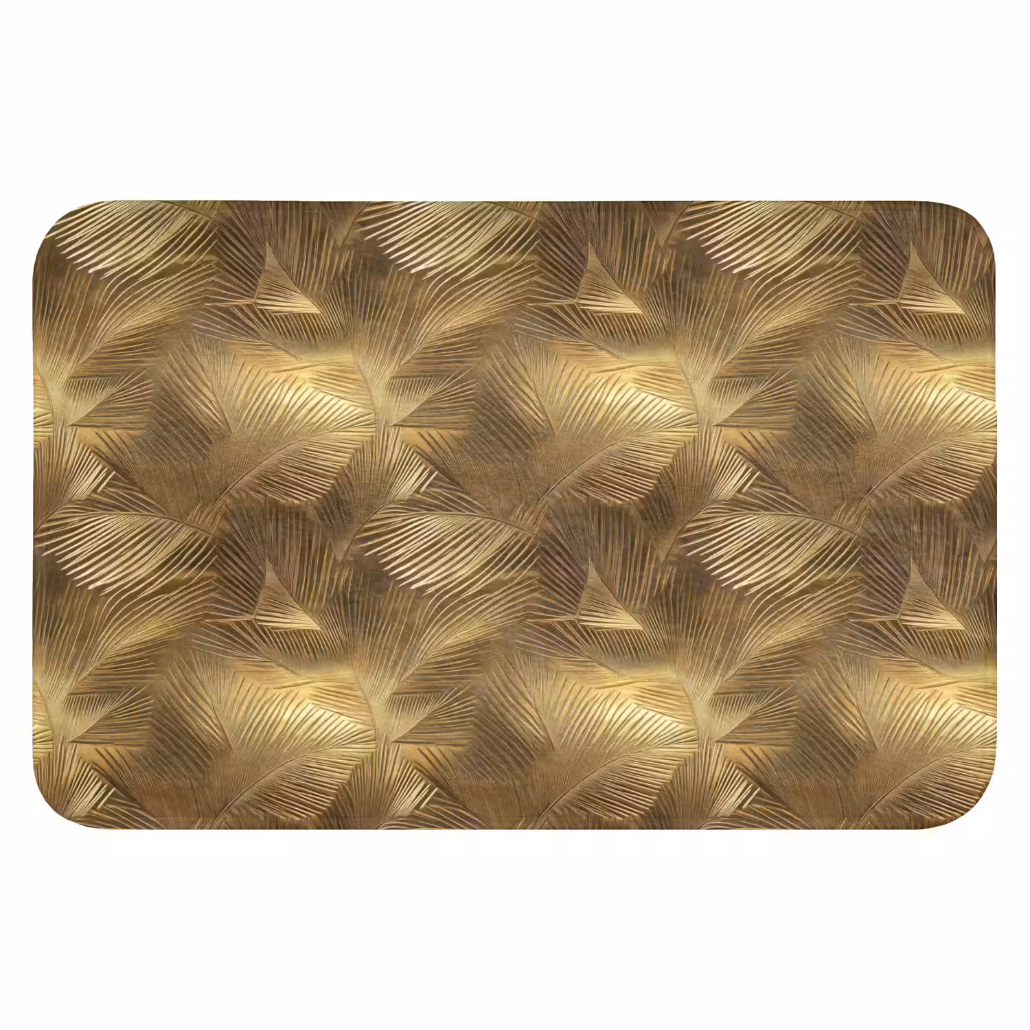 Palm - Waaier - Goud WCmat klein 1009 -3d