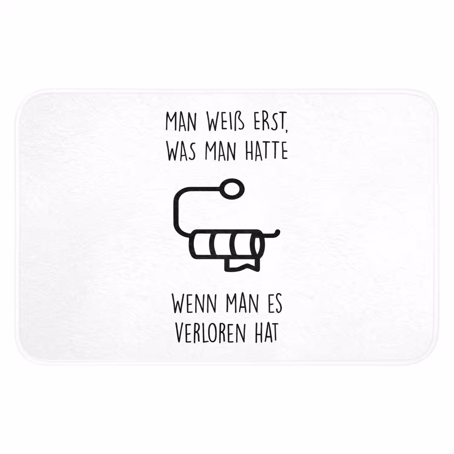 Quotes - Wit - WC papier - Humor WCmat klein -3d
