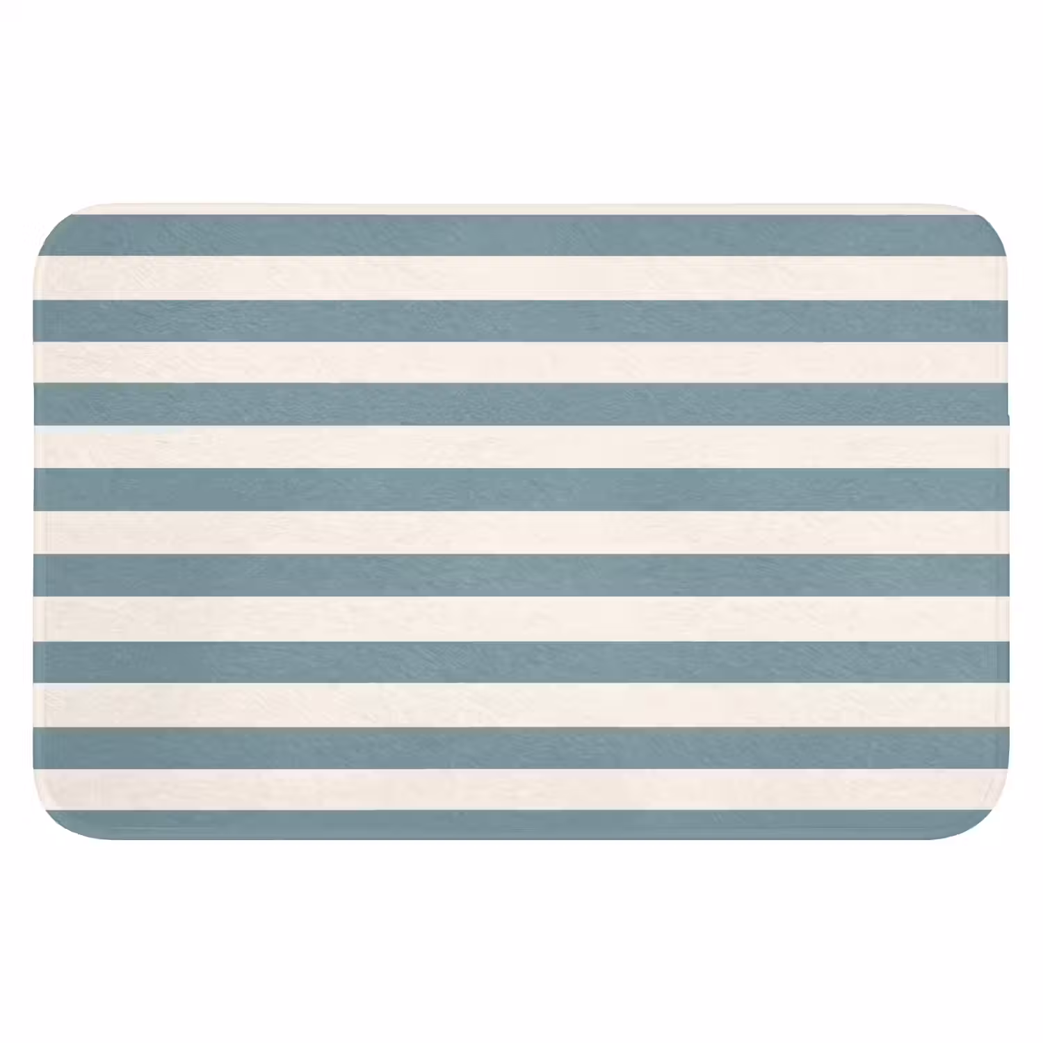 Strepen - Modern - Blauw WCmat klein 1009 -3d