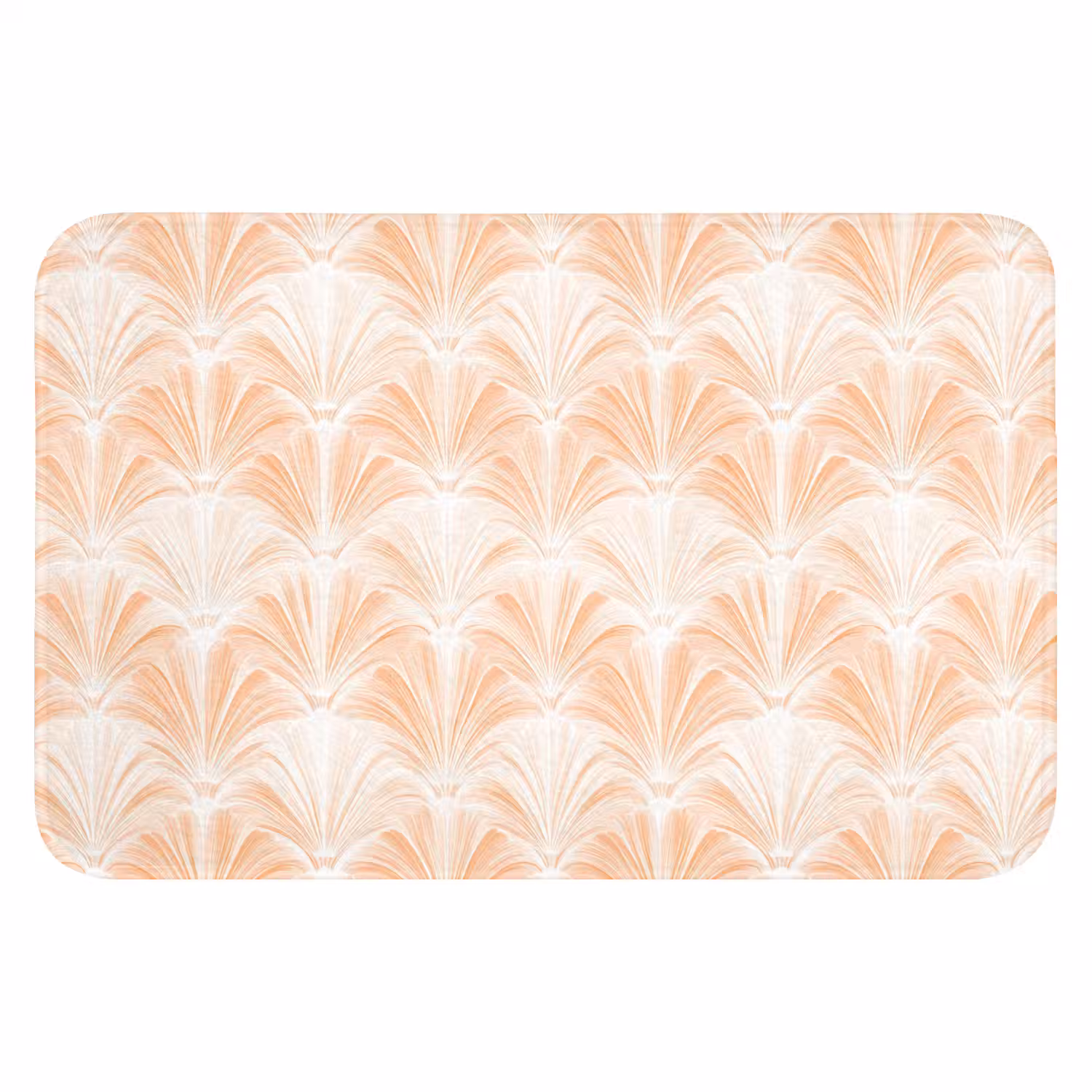 Waaier - Patroon - Perzik WCmat klein 1009 -3d