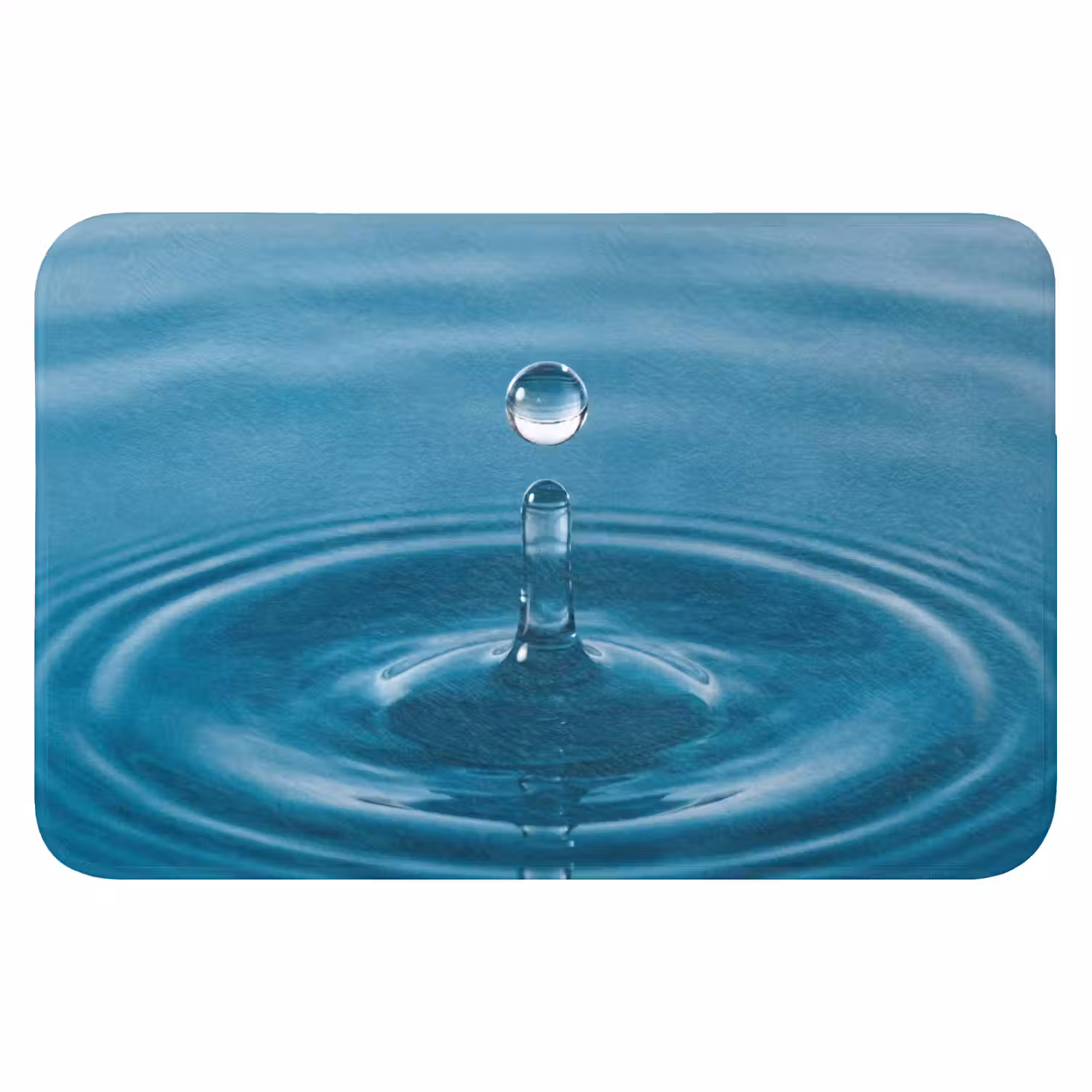 Waterdruppel - Water - Oppervlakte WCmat klein -3d