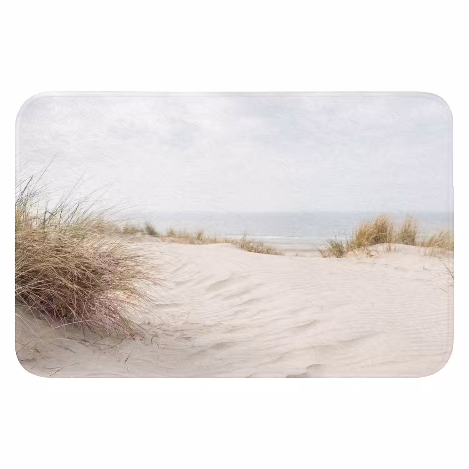Wolken - Duinlandschap - Zand WCmat klein -3d