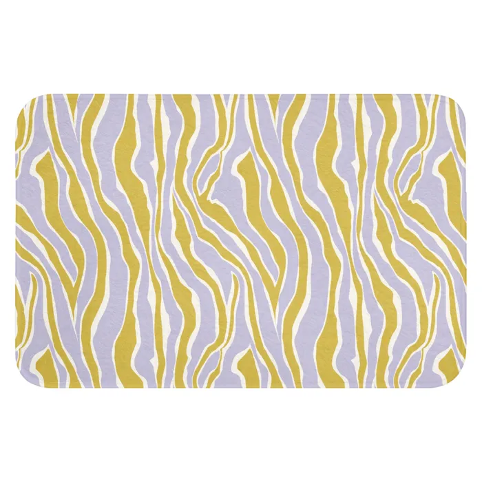 Zebra - Modern - Meerkleurig WCmat klein 1009 -3d