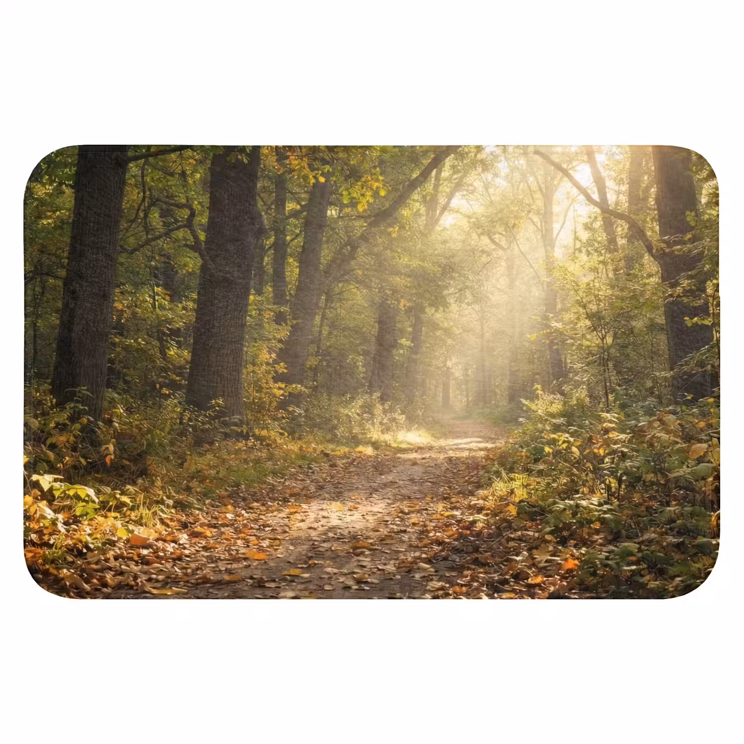 Zonlicht - Bospad - Bomen WCmat klein -3d