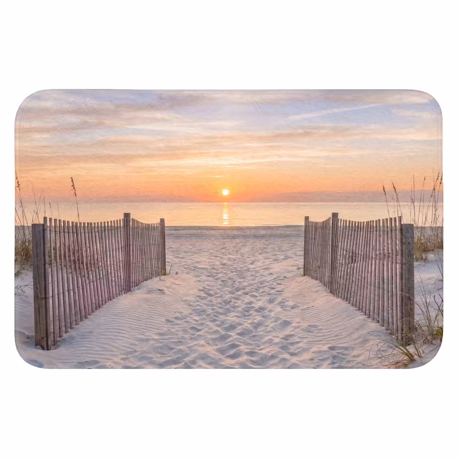 Zonsondergang - Strand - Zand WCmat klein -3d
