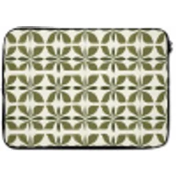 Botanisch - Retro - Groen laptophoes neopreen klein 279 -zkaufland3dotto