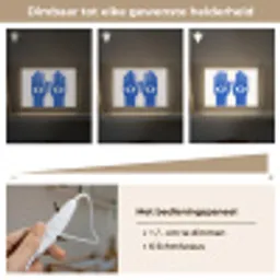 Handen - Twee - Ogen - Blauw Light Box met kabel (Wandlamp) klein -USP_dimbaarNL