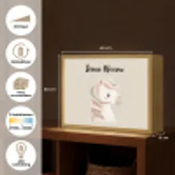 Pony - Beige - Manen - Pastel Light Box met batterij (Wandlamp kind) middel -USP_websiteoverzichtNL