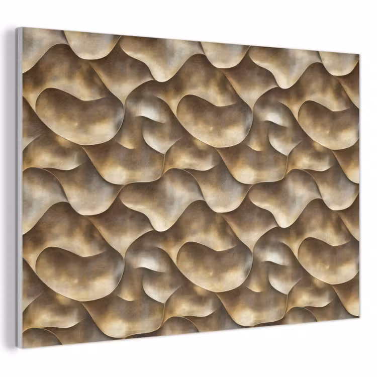 Abstract - Antiek - Goud PET vilt klein 837 -3d