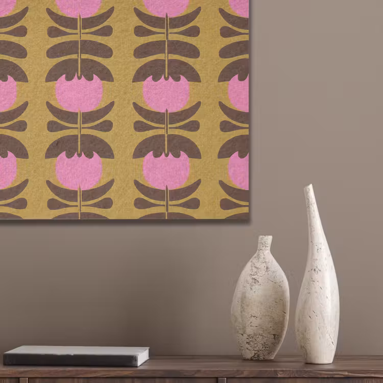 Abstract - Bloemen - Roze PET vilt klein 837 -sfeer6_closeup