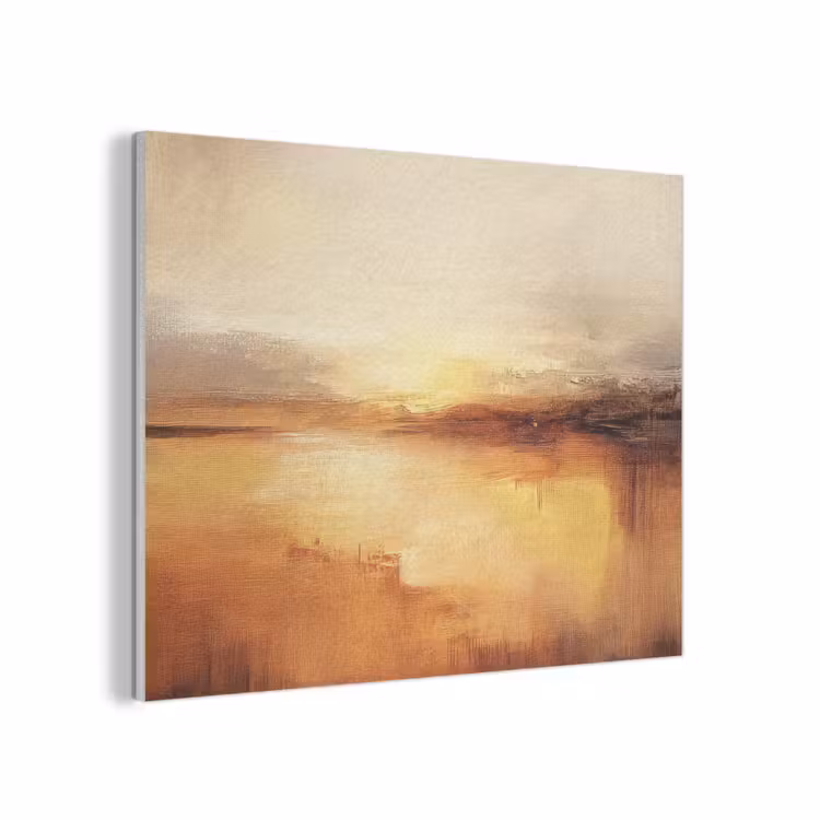 Abstract - Bruin - Modern - Herfst kleuren PET vilt klein -3d