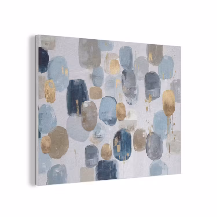 Abstract - Goud - Vormen PET vilt klein -3d
