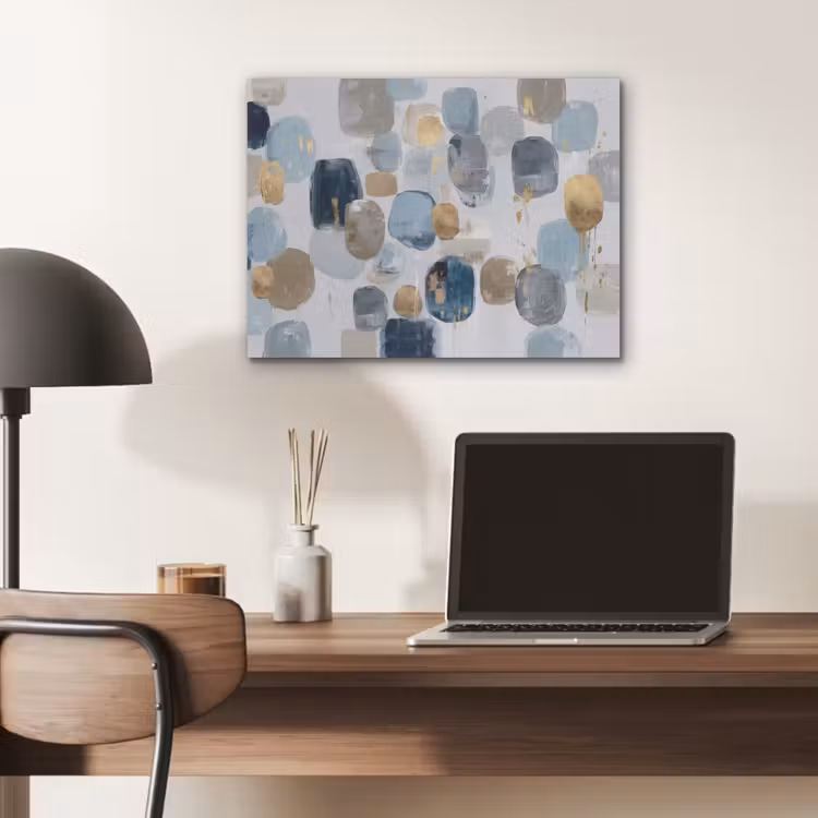 Abstract - Goud - Vormen PET vilt klein -sfeer5