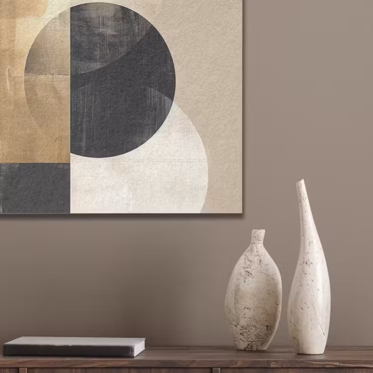 Abstract - Goud - Zwart - Kunst PET vilt klein -sfeer6_closeup