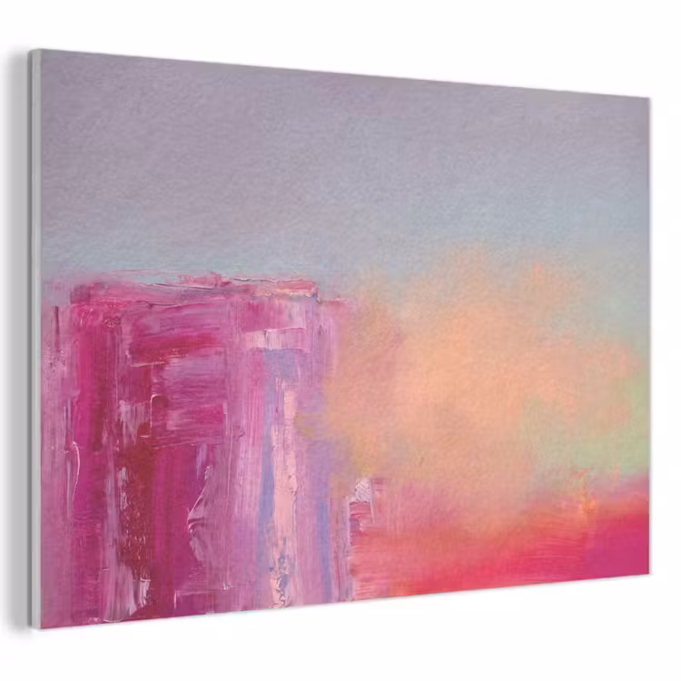 Abstract - Kleuren - Modern - Roze PET vilt klein -3d