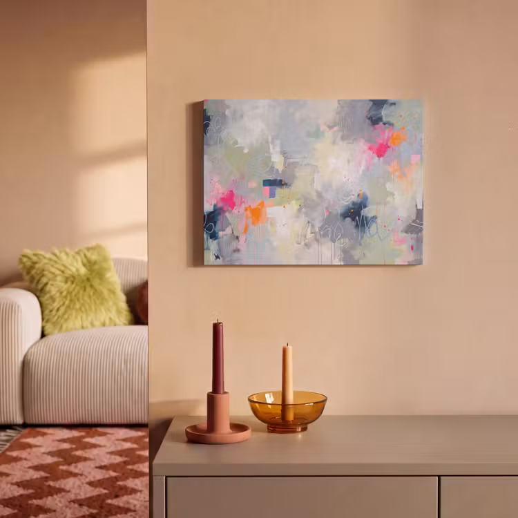 Abstract - Kleurrijk - Modern - Kunst PET vilt klein -sfeer1