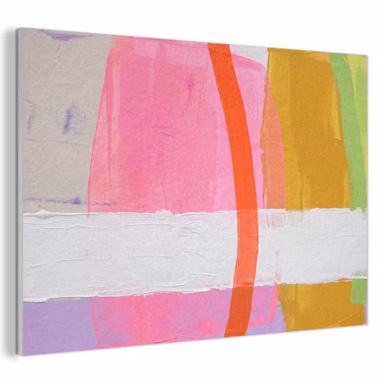 Abstract - Kleurrijk - Vormen - Modern - Kunst PET vilt klein -3d