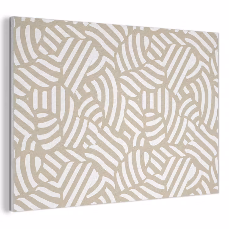 Abstract - Modern - Beige PET vilt klein 837 -3d