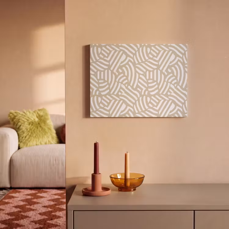 Abstract - Modern - Beige PET vilt klein 837 -sfeer1