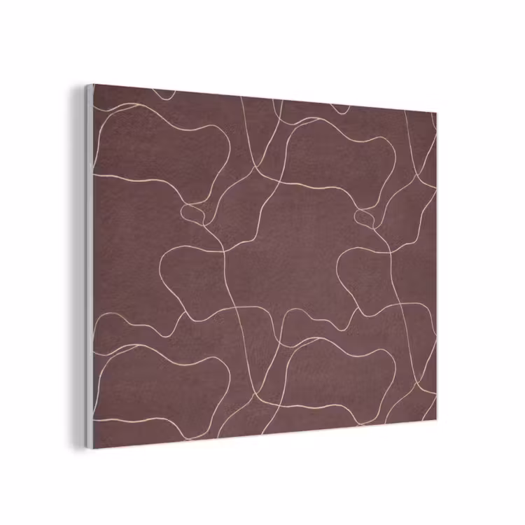 Abstract - Modern - Bruin PET vilt klein 837 -3d