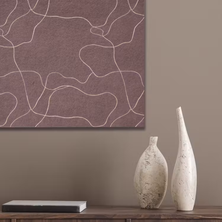Abstract - Modern - Bruin PET vilt klein 837 -sfeer6_closeup