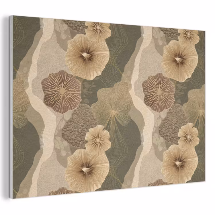 Abstract - Modern - Groen PET vilt klein 837 -3d