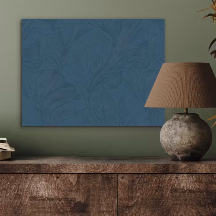 Abstract - Patroon - Donkerblauw - Elegant PET vilt klein 837 -sfeer2