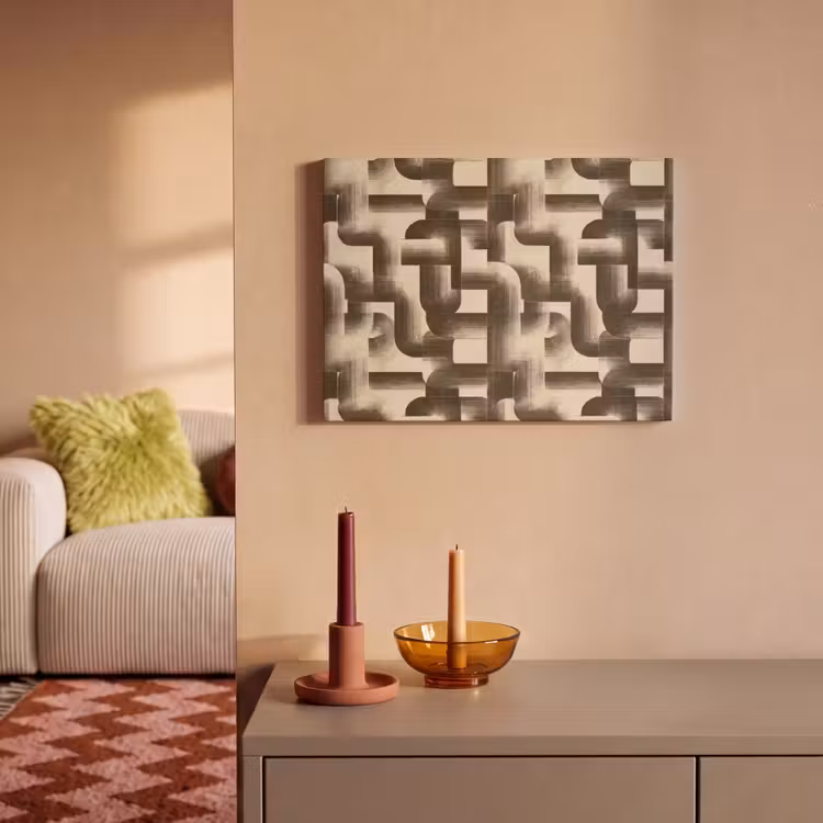 Abstract - Retro - Zwart PET vilt klein 837 -sfeer1
