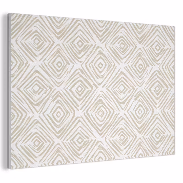 Abstract - Ruit - Beige PET vilt klein 837 -3d