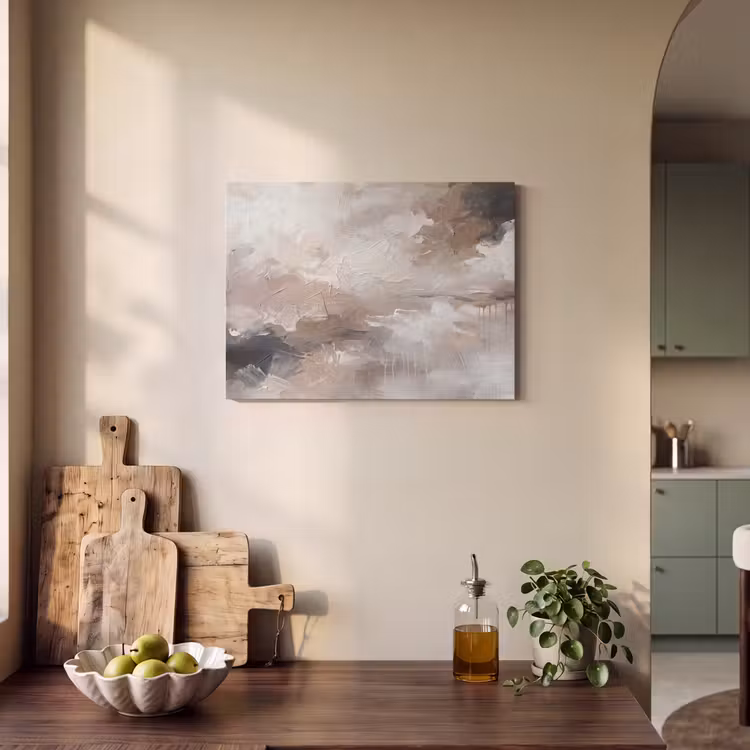 Abstract - Textuur - Kunst - Modern - Beige PET vilt klein -sfeer2