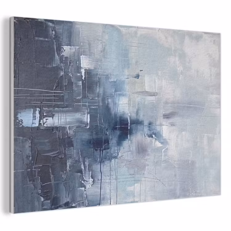 Abstract - Textuur - Kunst - Modern - Blauw PET vilt klein -3d