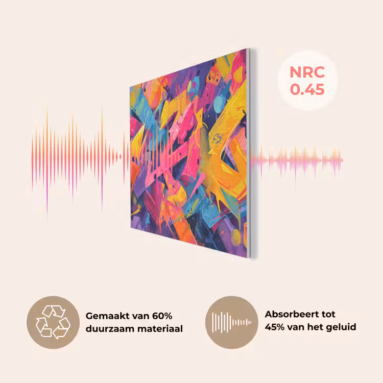 Abstract - Vormen - Kleurrijk PET vilt klein -USP_NL