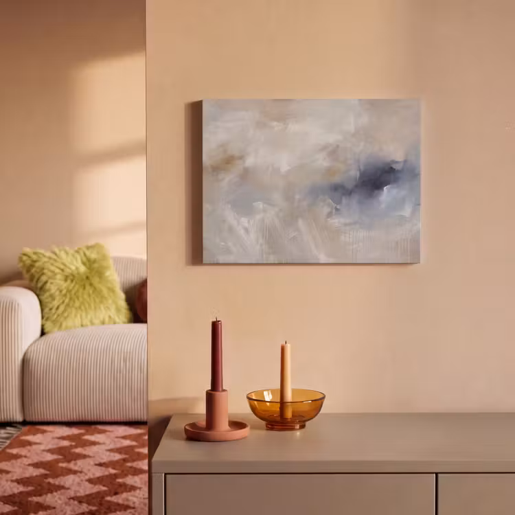 Abstract - Wolken - Sfeer - Modern - Beige PET vilt klein -sfeer1
