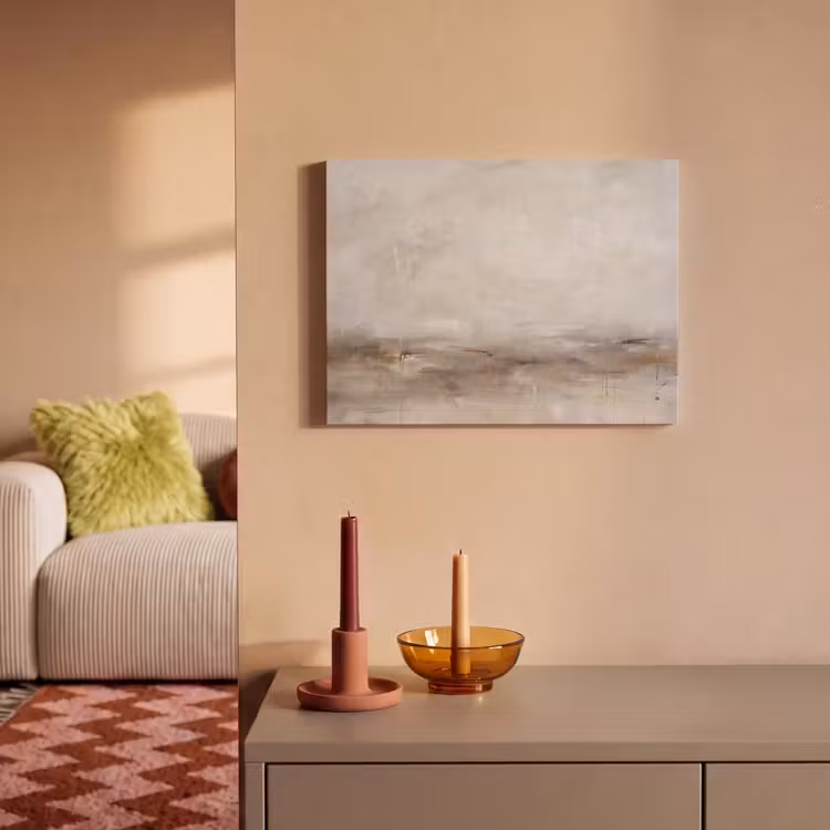 Abstrakt - Landschap - Modern - Beige - Kunst PET vilt klein -sfeer1