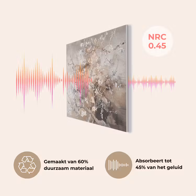 Amandelbloesem - Kunst - Van Gogh - Beige - Abstract PET vilt klein -USP_NL