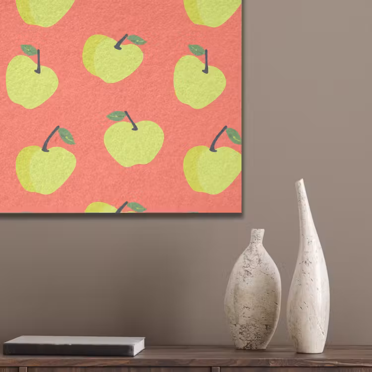 Appels - Modern - Groen PET vilt klein 837 -sfeer6_closeup
