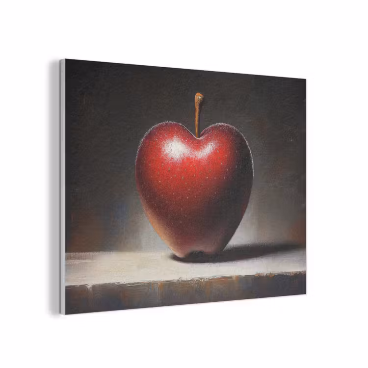 Apple - Hart - Rood PET vilt klein -3d
