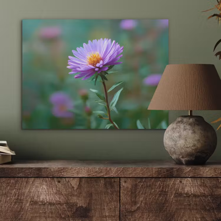 Aster - Paars - Bloem - Blaadjes PET vilt klein -sfeer2