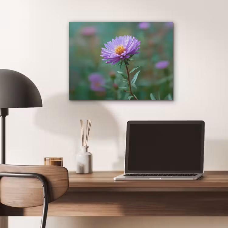 Aster - Paars - Bloem - Blaadjes PET vilt klein -sfeer5