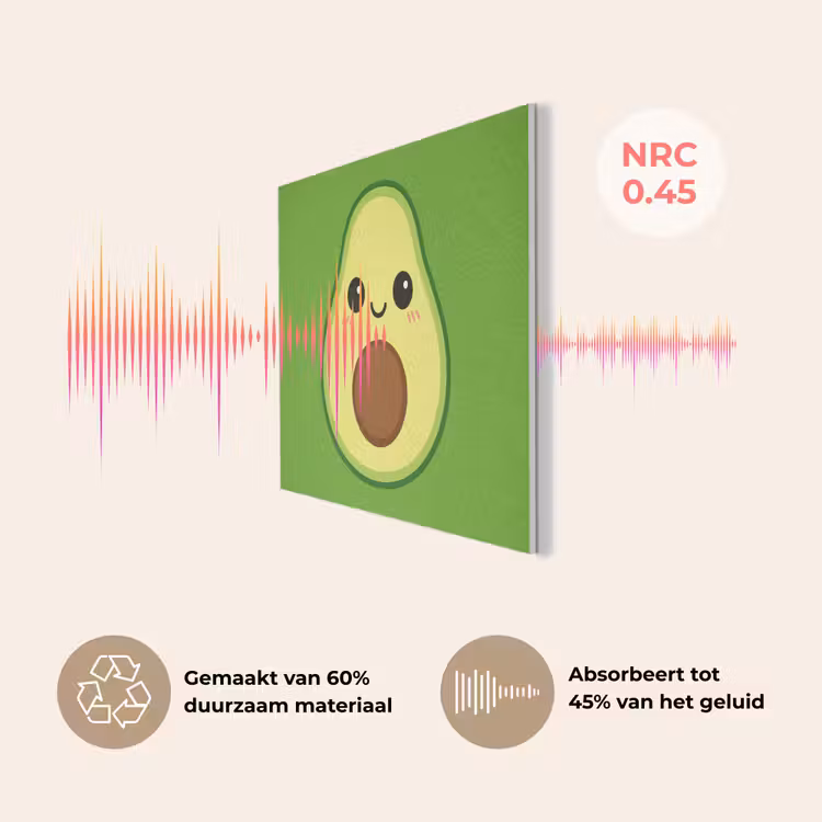 Avocado - Groen - Speels PET vilt klein -USP_NL