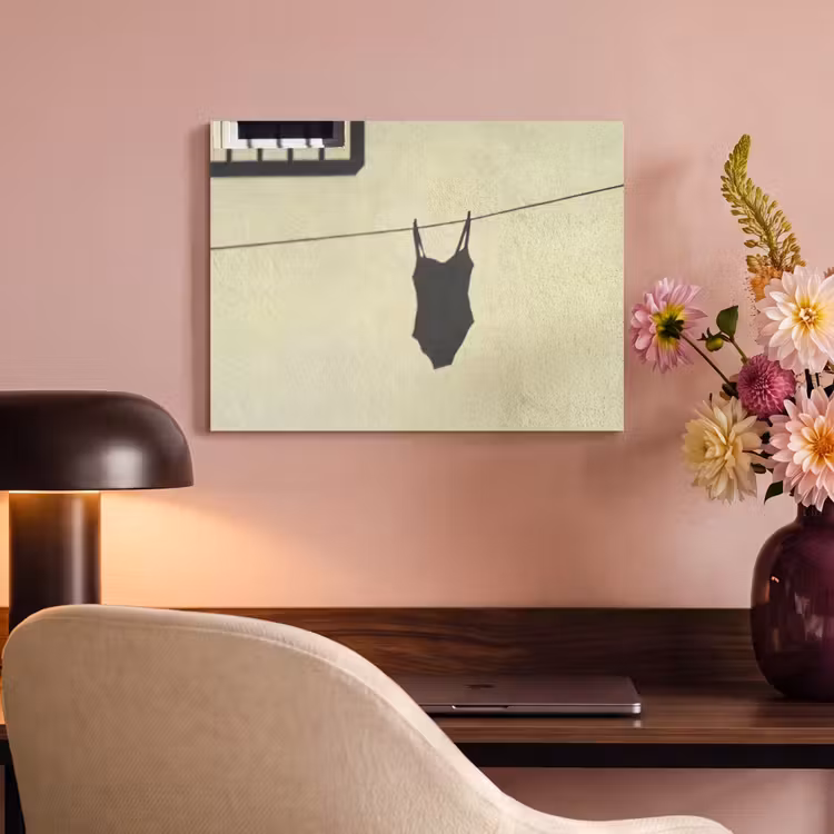 Badpak - Schaduw - Muur - Zomer - Minimalistisch PET vilt klein -sfeer3